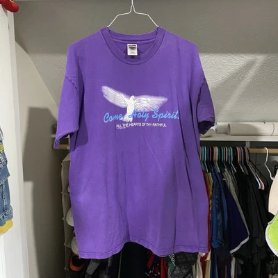 Vintage FOTL Come, Holy Spirit Dove Jesus Worship Tee - Изображение 1 из 4