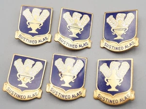 Segunda Guerra Mundial Ejército Esterlina Fuerzas Aéreas Comando de Entrenamiento Técnico Sustineo Alas DI Pins - Imagen 1 de 3