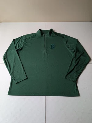 Pullover UNC Charlotte 49ers 1/4 Cremallera Manga Larga Para Hombre Talla XL Verde Foto 1 de 4