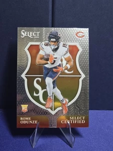 2024 Panini Select-Select Certified Rookies Rome Odunze #10 (RC) CHICAGO 🔥💎 - Picture 1 of 5