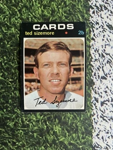 Béisbol Topps 1971 Ted Sizemore #571 excelente estado envío bajo costo  - Imagen 1 de 2