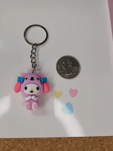 My Melody 1 Mini Key Chain Fob Pendant Keyring Cute Gift New Sanrio Keychain - Picture 1 of 5
