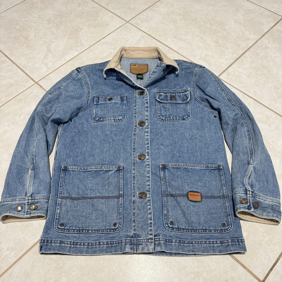 Lauren Jeans Co Ralph Lauren Denim Chore Jacket Safari Outfitters Women's Small - Image 1 of 4