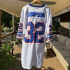 Mitchell & Ness NFL Throwback O.J. Simpson 1970s Bills Jersey PREOWNED - Picture 1 of 5