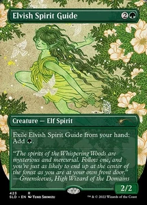 MTG Elvish Spirit Guide Secret Lair SLD English Green Used - Picture 1 of 1