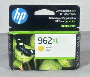 HP 962XL Żółty wkład atramentowy do drukarki czerwiec 2024, nowy i zapieczętowany - Zdjęcie 1 z 6