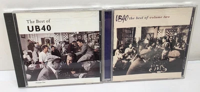 The Best Of UB40 Volume 1 & 2 Music CD Lot Reggae "Red Wine" 1995 Virgin Records - Imagem 1 de 4