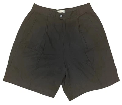 Tommy Bahama Vintage Women’s 100% Silk Size 12 Black Bermuda Shorts-B1 - Image 1 of 4