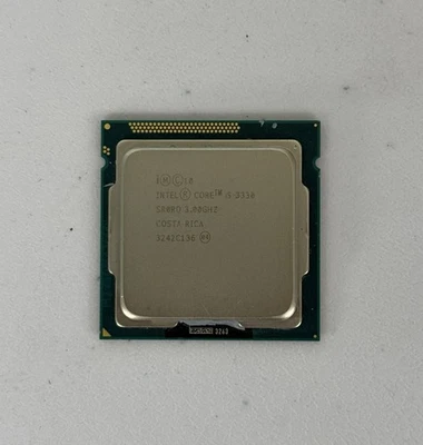 Intel Core I5-3330 SR0RQ 3rd Gen 3GHz Quad-Core CPU LGA 1155 - Image 1 of 2