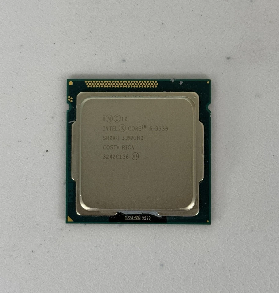 Intel Core I5-3330 SR0RQ 3rd Gen 3GHz Quad-Core CPU LGA 1155 - Image 1 of 2