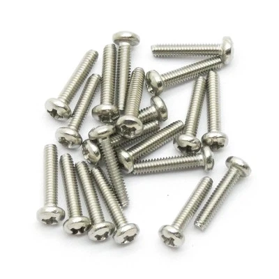 SPEEDYFPV 20pcs M2x10mm Machine Screw 304 Stainless Steel Pan Head Phillips DIN7985