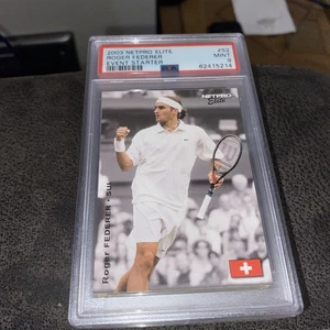 ROGER FEDERER 2003 NETPRO ELITE #S2 EVENT STARTER ROOKIE RC PSA 9 FUTURE HOF - Picture 1 of 5
