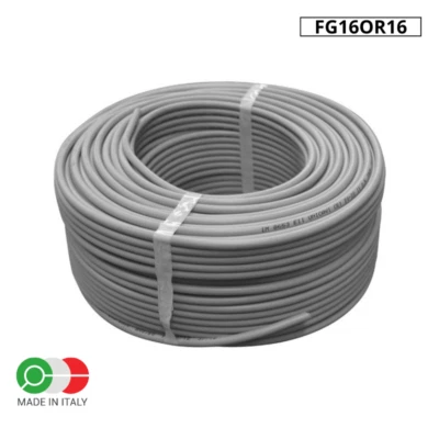 CAVO FG16OR16 TRIPOLARE 3 POLI 3 X 2,5 - 3G2,5 MMQ DOPPIA GUAINA PER ESTERNO - Immagine 1 di 2