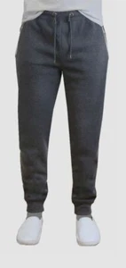 $50 Galaxy by Harvic Men's Gray Drawstring Slim Jogger Sweatpants Pants Size L - Picture 1 of 4