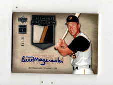 2005 UD Bill Mazeroski HFS-BM1 Hall of Fame Seasons Patch Auto #5/10 Pirates