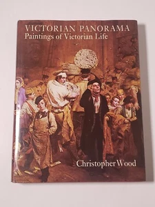 Victorian Panorama painting of Victorian Life by Christopher Woods SIGNED - Picture 1 of 8