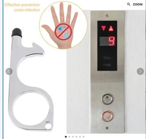 door opener silver Non-Contact 1pc Cardea RRP£19 - Imagen 1 de 5