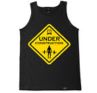UNDER CONSTRUCTION WORKOUT GYM FIT FITNESS STRENGTH LIFT TRAIN BEAST TANK TOP