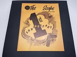 The Scope July 1946 1st Anniversary Vol. 2 No. 1 - Imagen 1 de 3
