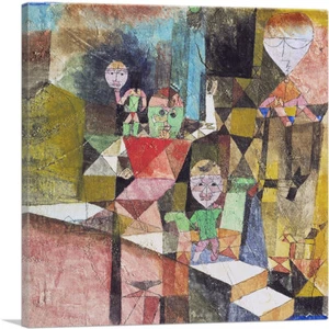 ARTCANVAS Introducing the Miracle 1916 Leinwand Kunstdruck von Paul Klee - Bild 1 von 11