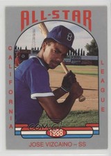 1988 Cal League California League All-Stars Jose Vizcaino #47