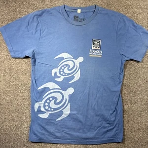 Hawaii Pacific Parks Made USA Blue Men Tshirt Beach Lake Outdoor - Picture 1 of 7