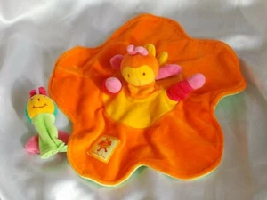 Doudou abeille Louna, marionnette, orange, Moulin Roty - Picture 1 of 1