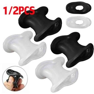 Men Male Scrotum Testicle Squeeze Ring Cage Soft Stretcher Enhancer Delay Ball - Picture 1 of 15