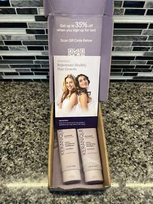 Champú y acondicionador fortalecedor folículo KERANIQUE REJUVENATE 3,4 fl oz NUEVO Foto 1 de 4