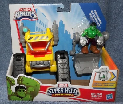 JUEGO HULK PLAYSKOOL 2017 HÉROES MARVEL SUPER HEROES AVENTURAS POWER DOZER Foto 1 de 4