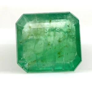Square Cut 9 mm 3.58 Ct 100% Natural Loose Emerald Panna Certified Gemstone - Picture 1 of 8