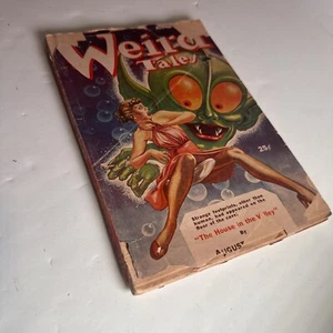 Weird Tales July 1953 August Derleth Nietzin Dyualis Glern Malin VG+ - Picture 1 of 3