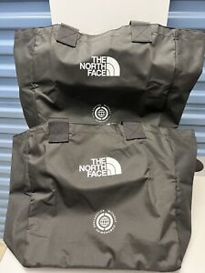 Grand sac fourre-tout réutilisable neuf avec étiquettes 2 The North Face ECO friendly gym et épicerie 