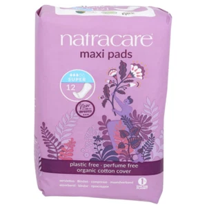 Natracare Pads Maxi Super - 12 ct - Bild 1 von 2