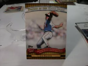 2010 Topps History of the World Series #HWS14 - Jim Palmer 10-1247 - Picture 1 of 2