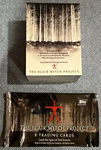 1999 Topps🔥The Blair Witch Project Complete Base Set (72) + Foil Set & Wrapper - Bild 1 von 19