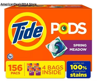 Tide PODS Laundry Detergent Pacs, Spring Meadow, 156 ct -- FREE SHIP!!