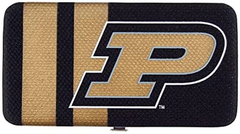 Purdue Boilermakers Shell Mesh Wallet [NEW] NCAA ID Holder Money Cash Card Purse Cover