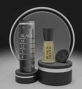 Al-Nuaim Black Musk Roll on Perfume Oil Attar,(Alcohol Free) , 6 ml - Picture 1 of 2