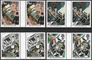 1987 Sg 1359/1362 Centenario de San Juan Ambulancia Brigada Canaletas Pares MNH - Imagen 1 de 2