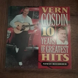Vern Gosdin - 10 Years Of Greatest Hits Newly Recorded 1990 Vinyl LP - VG+!!! - Picture 1 of 4
