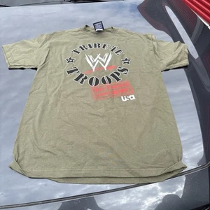 Wwe Wrestling 2005 Shirt Large New December Tribute To Troops 2 X Lot - Picture 1 of 5