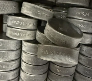 Hockey Pucks Bulk 48 Practice Pucks Official Size & Weight New Made In Slovakia - Picture 1 of 3