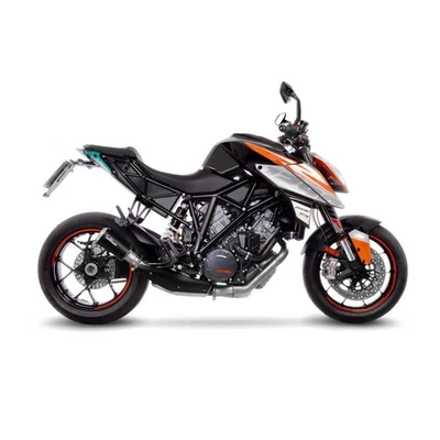 Scarico TERMINALE LEOVINCE LV-10 BLACK KTM 1290 SUPER DUKE R 2014 2019 - Immagine 1 di 4