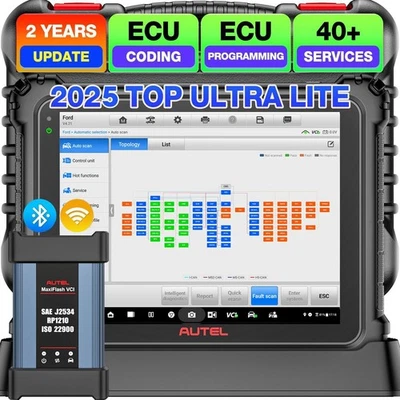 Autel MaxiCOM Ultra Lite Diagnosegerät KFZ 2 Jahre Updates Intelligente Diagnose - Bild 1 von 4