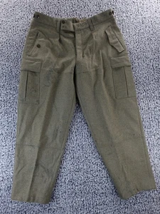 Pantalones de campo de lana vintage 1962 del ejército de Estados Unidos Niemann & Co. 40x30 excedente militar - Imagen 1 de 17
