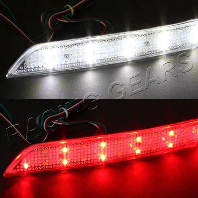 PARA BMW 320I/328I/335I/F30/F31 LENTE TRANSPARENTE LED PARACHOQUES TRASERO REFLECTOR LUCES DE FRENO Foto 1 de 3