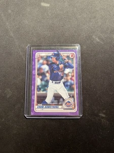2020 Bowman Draft #BD-72 Pete Crow-Armstrong Purple #/250 - Picture 1 of 2
