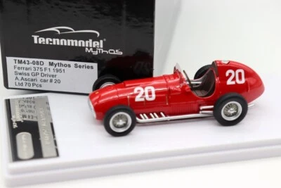 Tecnomodel Mythos 1/43 Ferrari 375 F1 1951 #20 Resin Car Models Limited Gift - Image 1 of 4
