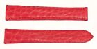 Bracelets de montre authentiques Cartier 16 mm x 14 mm tapis rouge motif alligator RD 6 ASDAJ29 